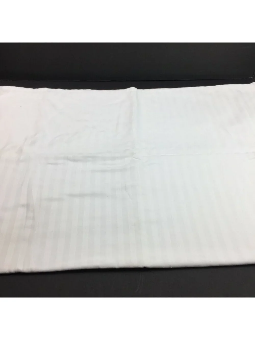 White Striped Fabric Tablecloth 78
